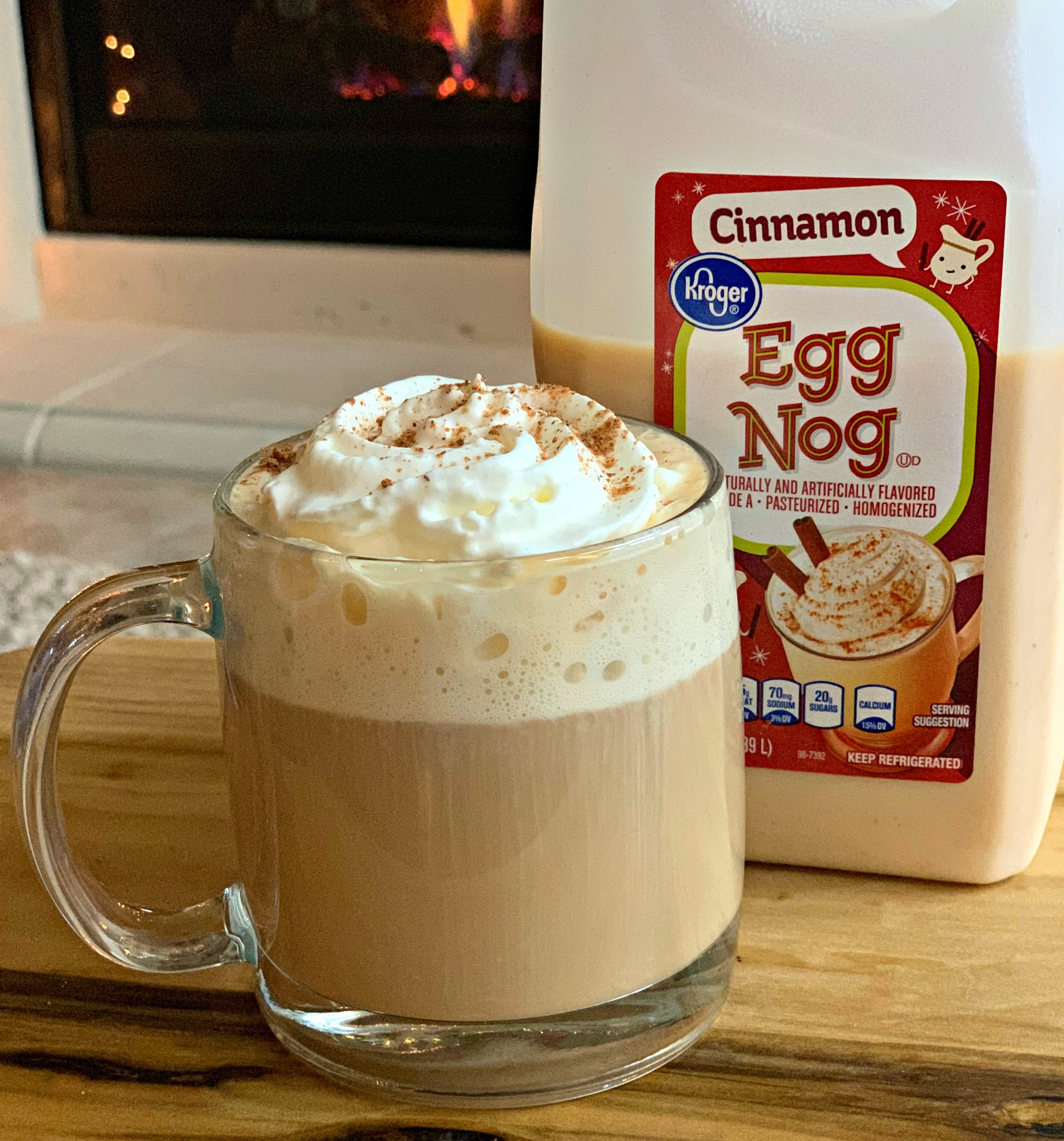 Eggnog and Coffee Lovely Spiced Cinnamon Eggnog Coffee the Cookin Chicks