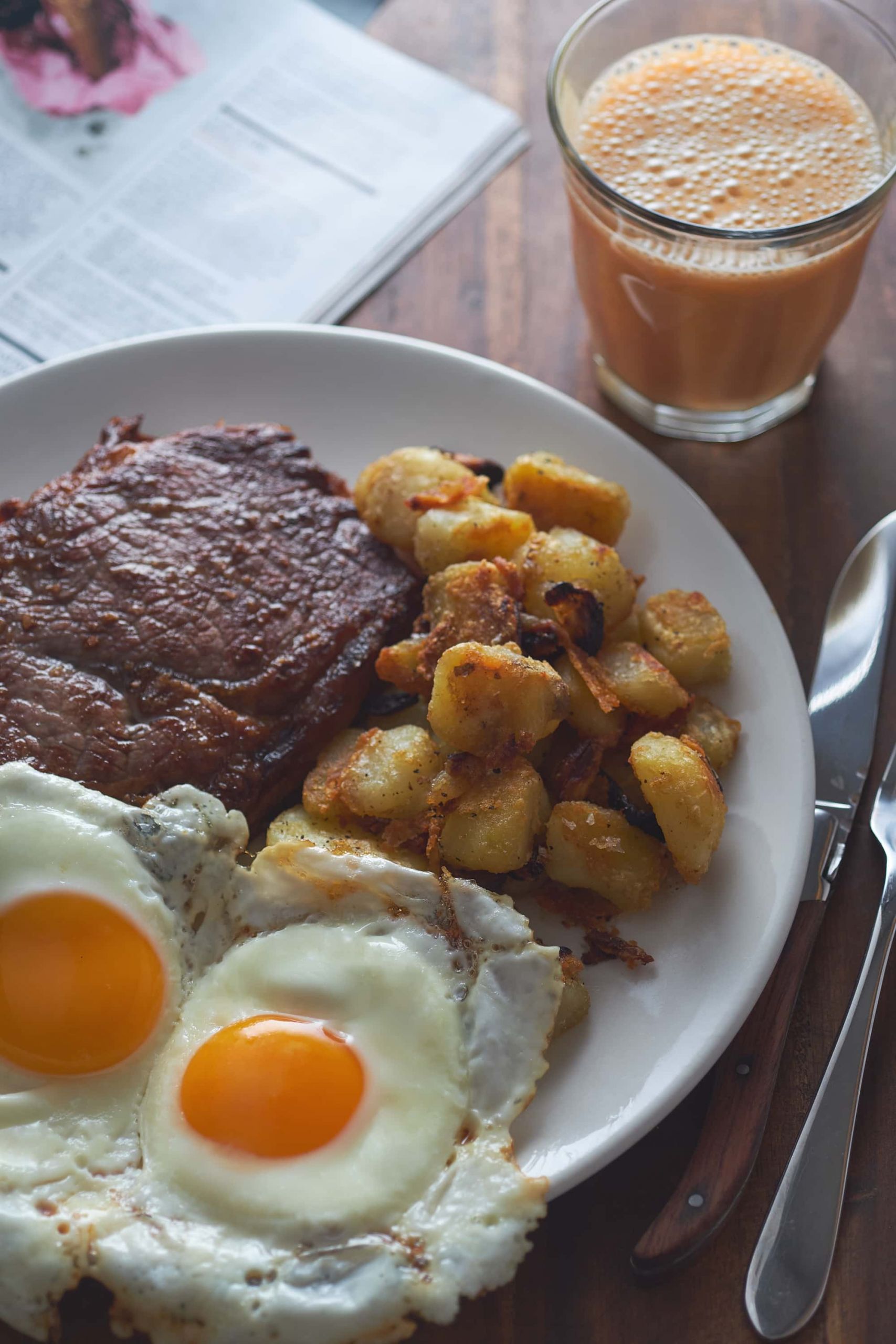 Eggs and Potatoes Breakfast Unique Steak &amp; Eggs with Breakfast Potatoes