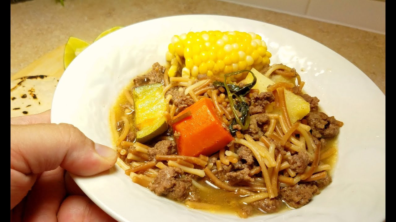 Fideo with Ground Beef Lovely Fideo with Ground Beef How to Make Fideo