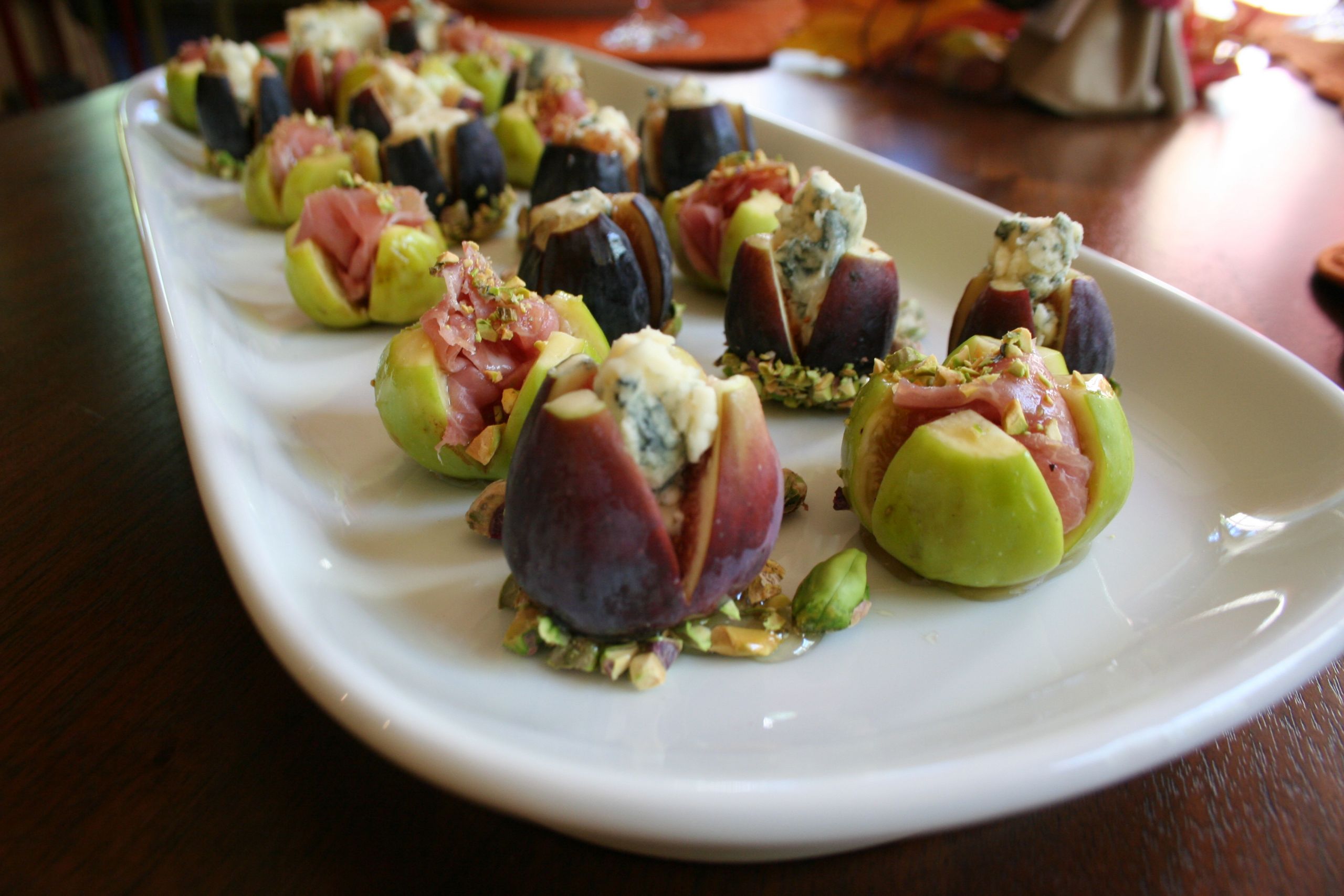 Fig Appetizers Recipes Beautiful Great Fig Appetizer with Blue Cheese and Prosciutto Recipe