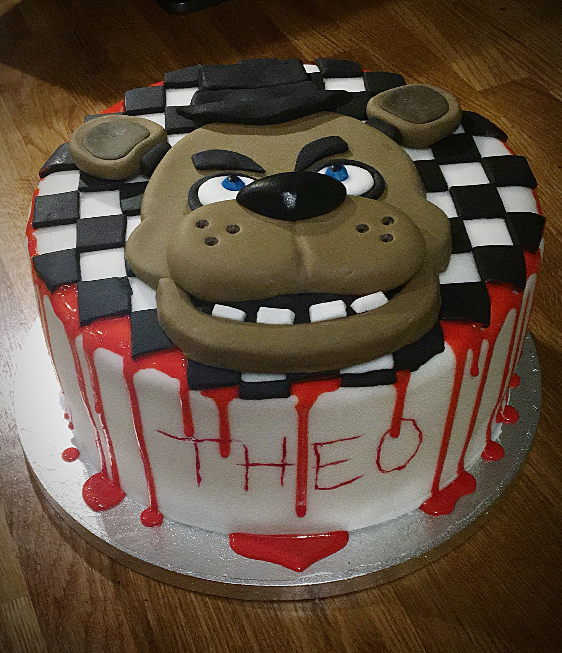 Five Nights at Freddy&amp;#039;s Birthday Cake Luxury Five Nights at Freddys Cake Fnaf Fazbear