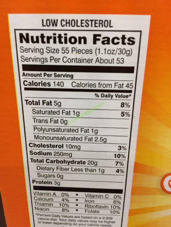 Goldfish Crackers Calories Inspirational Costco Pepperidge Farm Goldfish Crackers Chart