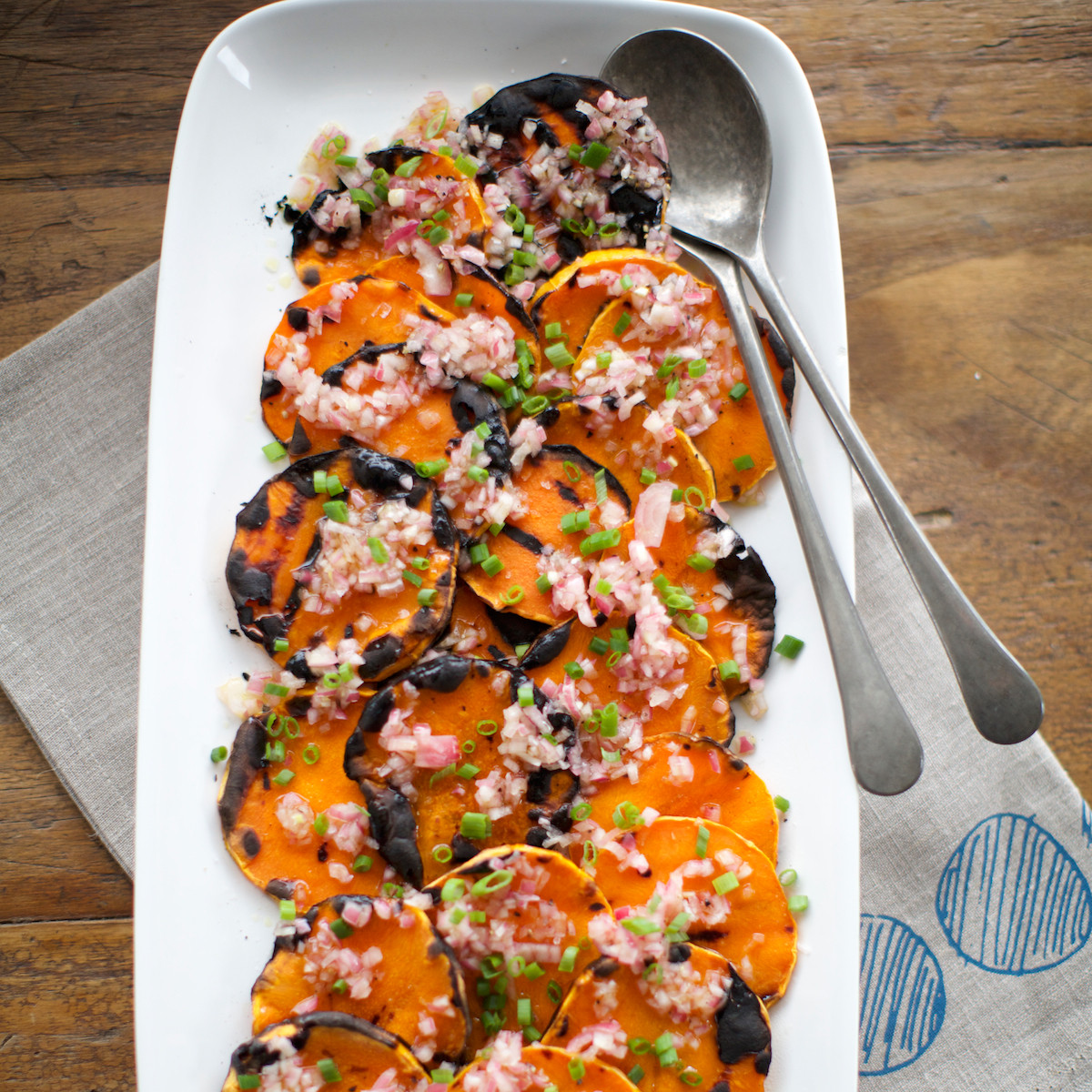 Grilled butternut Squash Best Of Grilled butternut Squash with Shallot Vinaigrette Recipe