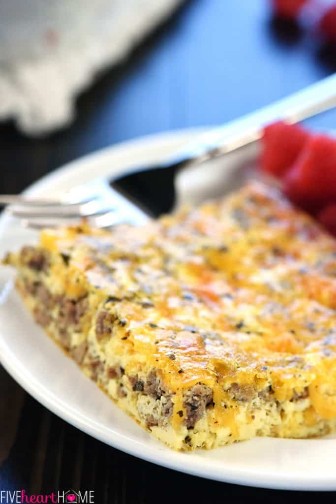 Ground Beef and Egg Recipes Lovely Ground Beef Egg &amp; Cheese Breakfast Casserole • Fivehearthome