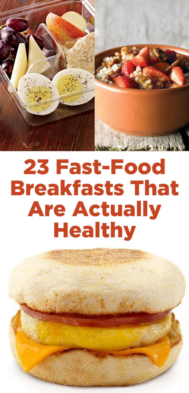 Healthy Breakfast Fast Food Lovely 23 Fast Food Breakfasts that are Actually Healthy