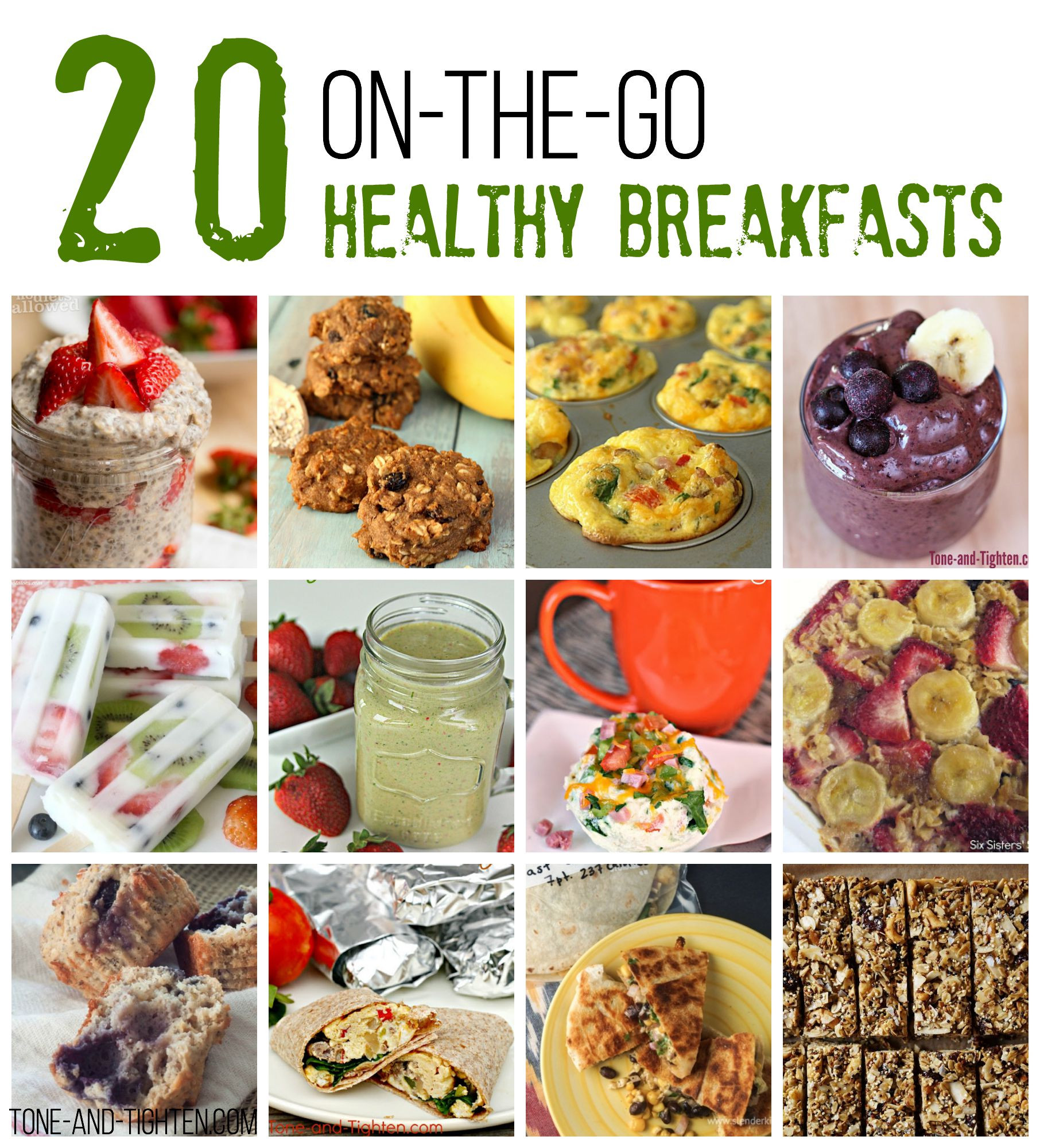 Healthy Breakfast On the Go Awesome 20 the Go Healthy Breakfast Recipes