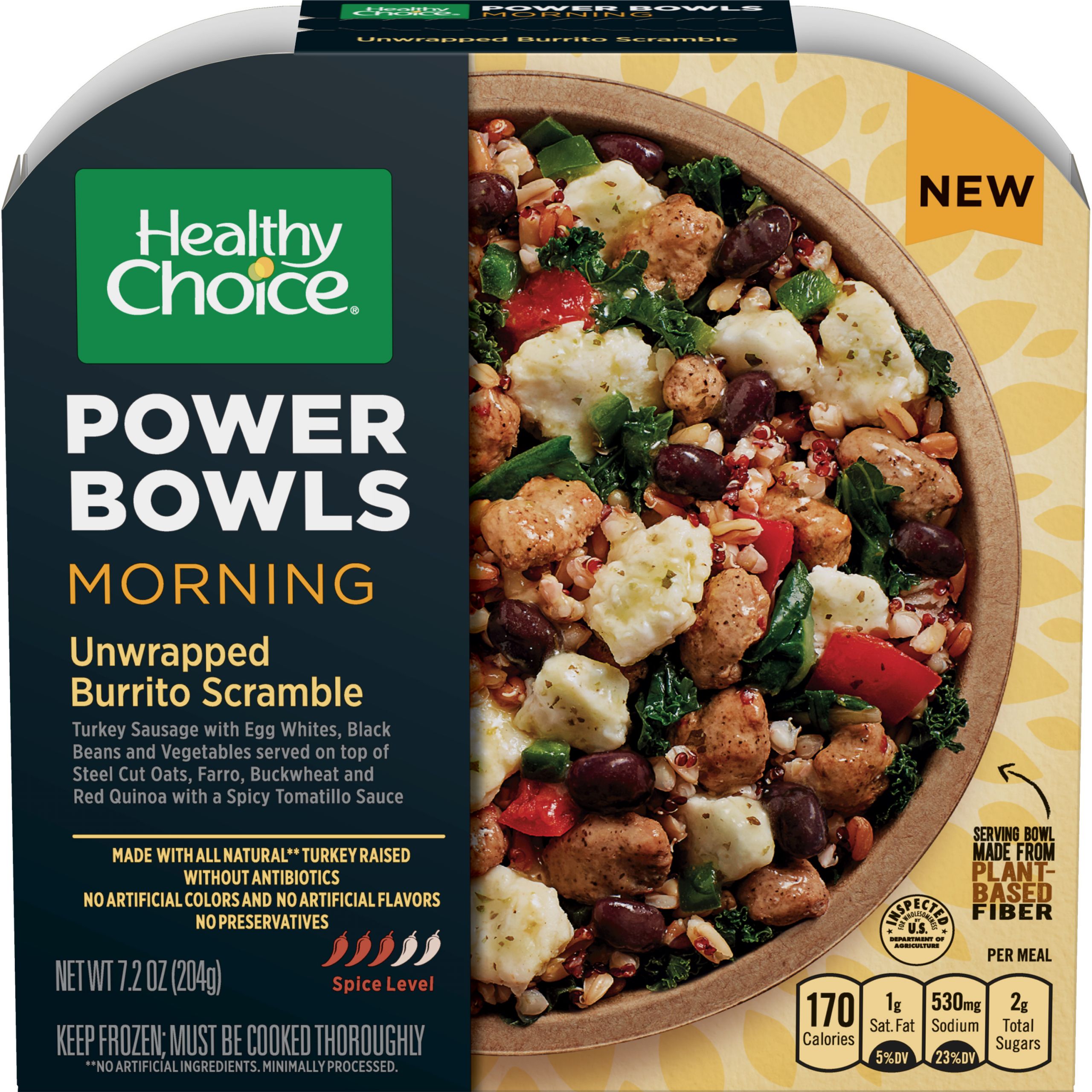 Healthy Premade Breakfast Awesome Healthy Choice Power Bowls Unwrapped Burrito Scramble