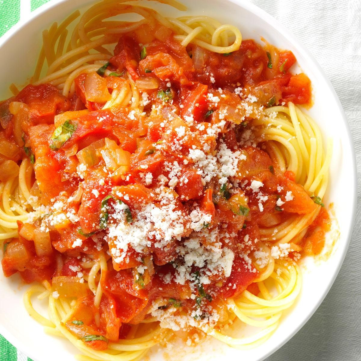 Homemade Pasta Sauce Fresh tomatoes Best Of Spaghetti with Fresh tomato Sauce Recipe How to Make It