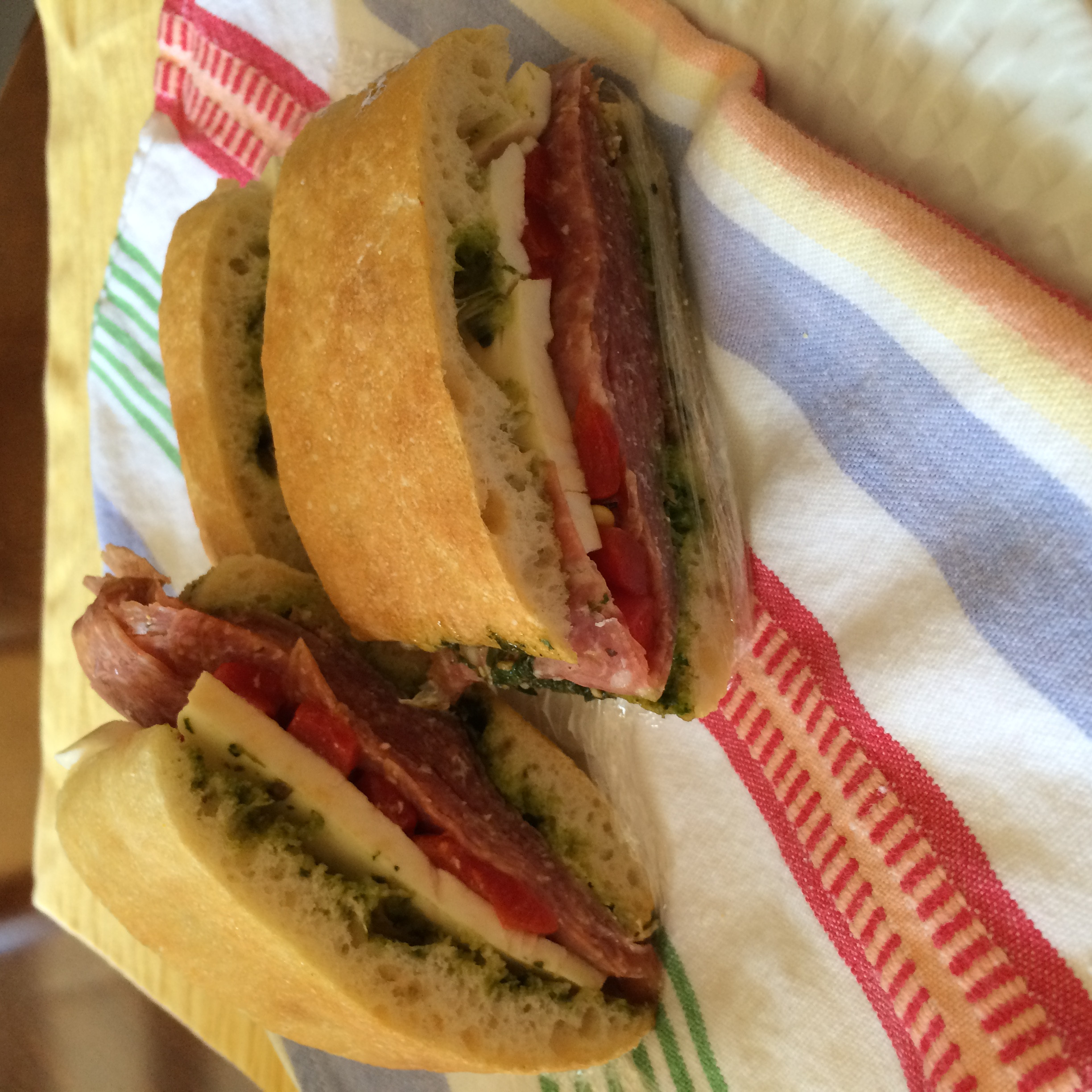Italian Sandwich Bread Inspirational Italian Sandwich On Ciabatta Bread Recipe Liz S Pantry