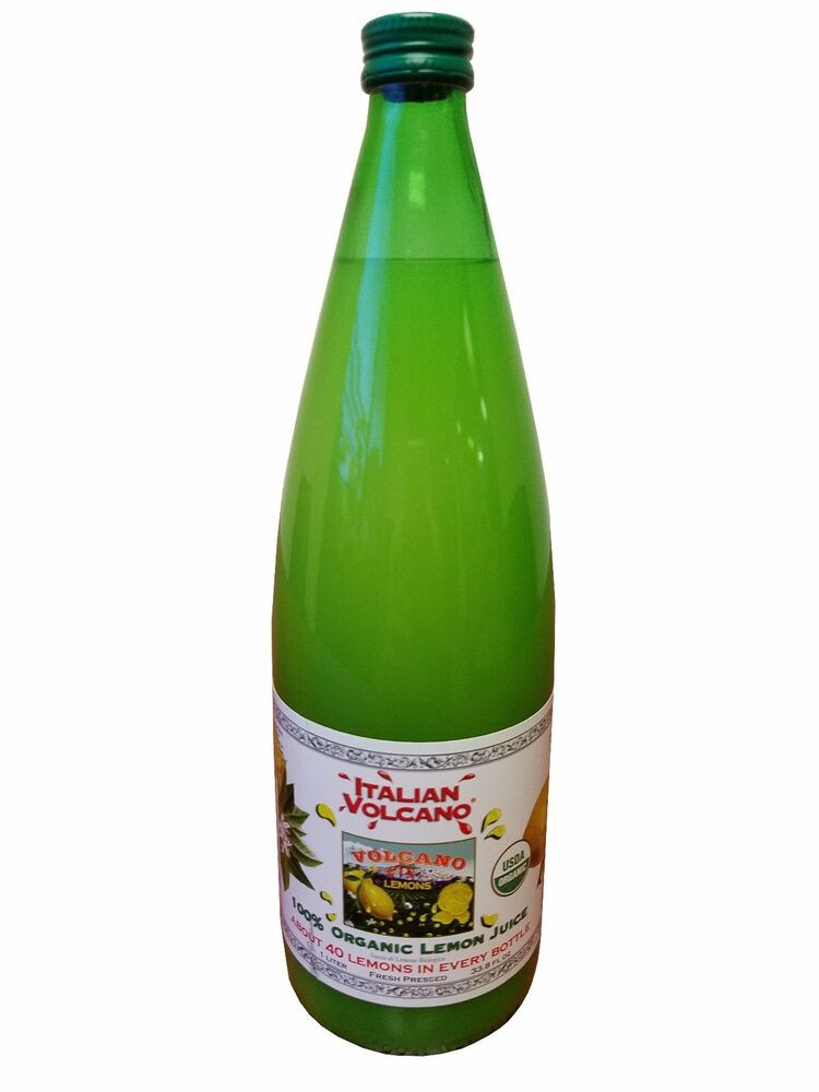 Italian Volcano Lemon Juice Elegant Italian Volcano organic Lemon Juice 1l 33 8 Fl Oz