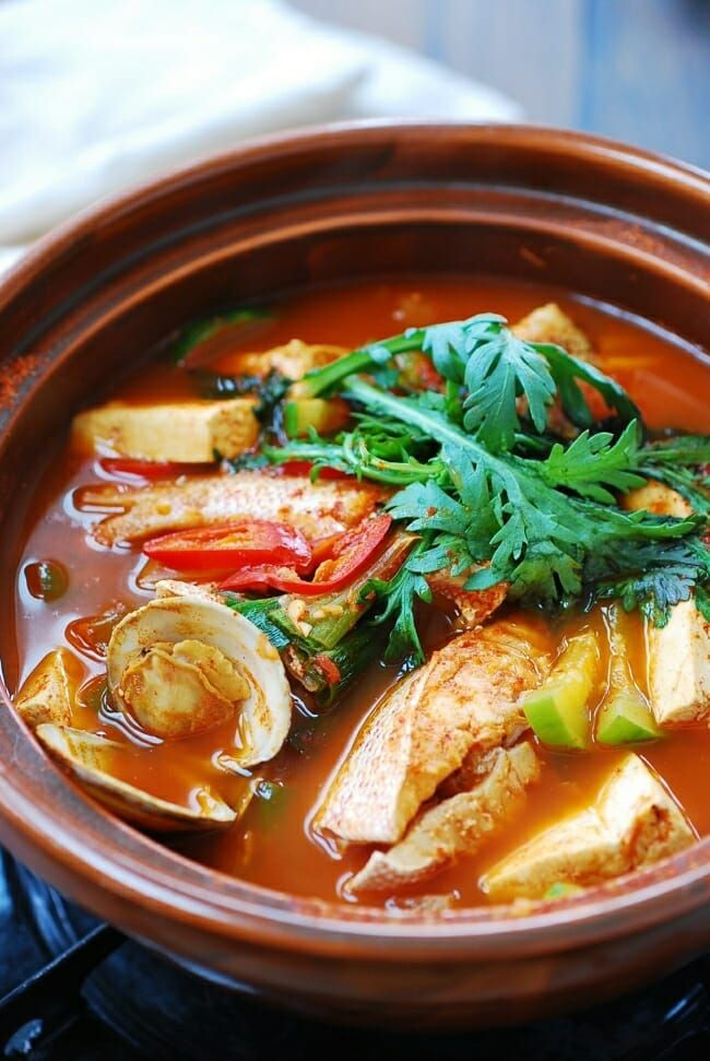 Korean Fish Stew Awesome Maeuntang Korean Spicy Fish Stew