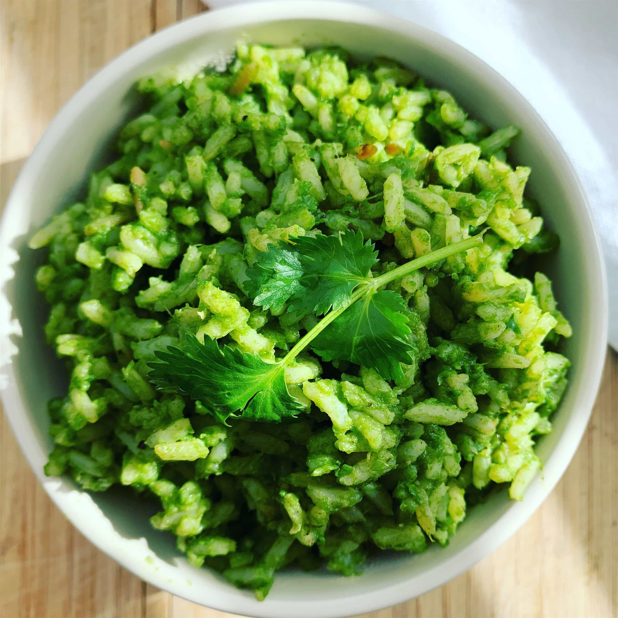 Mexican Green Rice Elegant Arroz Verde Mexican Green Rice Made W Spinach