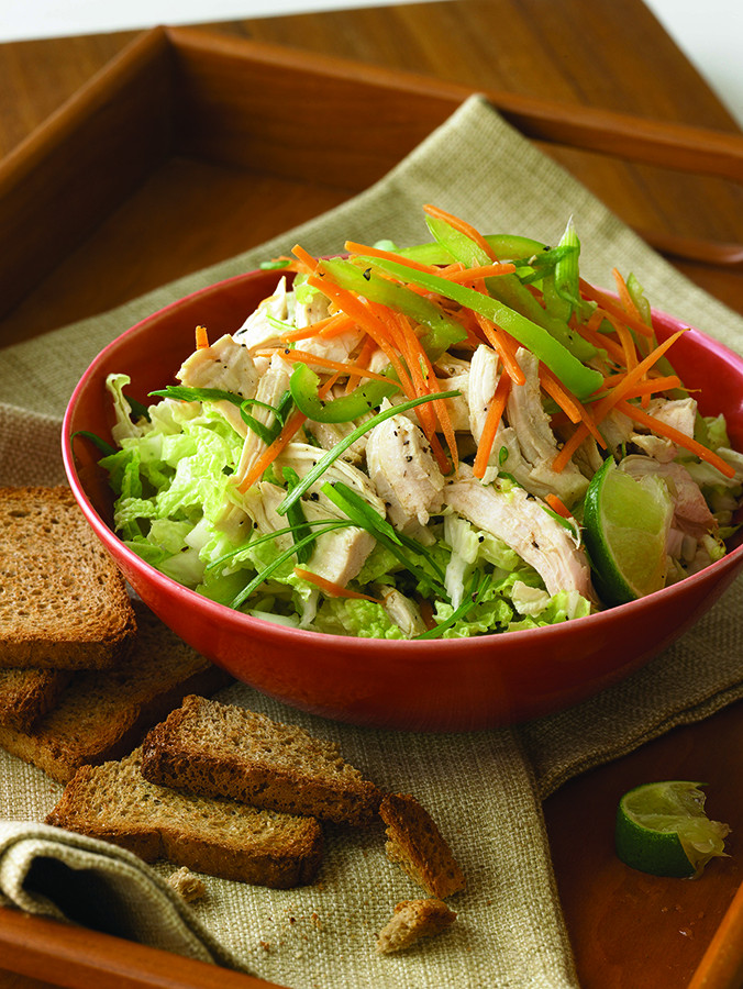 Napa Chicken Salad Awesome Chicken and Napa Cabbage Salad Recipe Spry Living