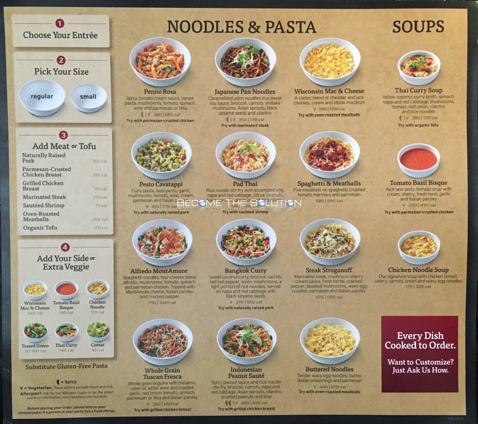 Noodles &amp;amp; Company Menu Prices New Noodles and Pany Carry Out Menu Chicago Scanned Menu