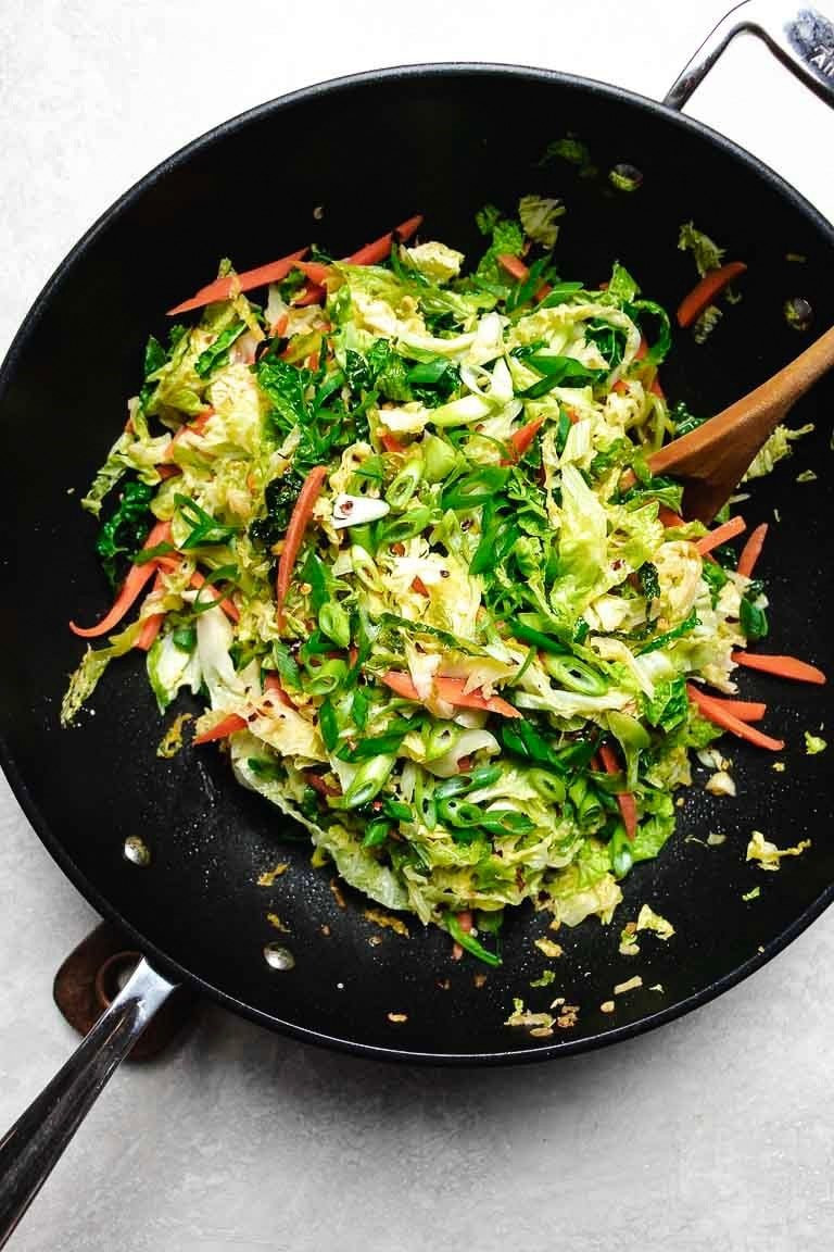 Paleo Cabbage Recipes Fresh Paleo Chinese Cabbage Stir Fry whole30 Vegan