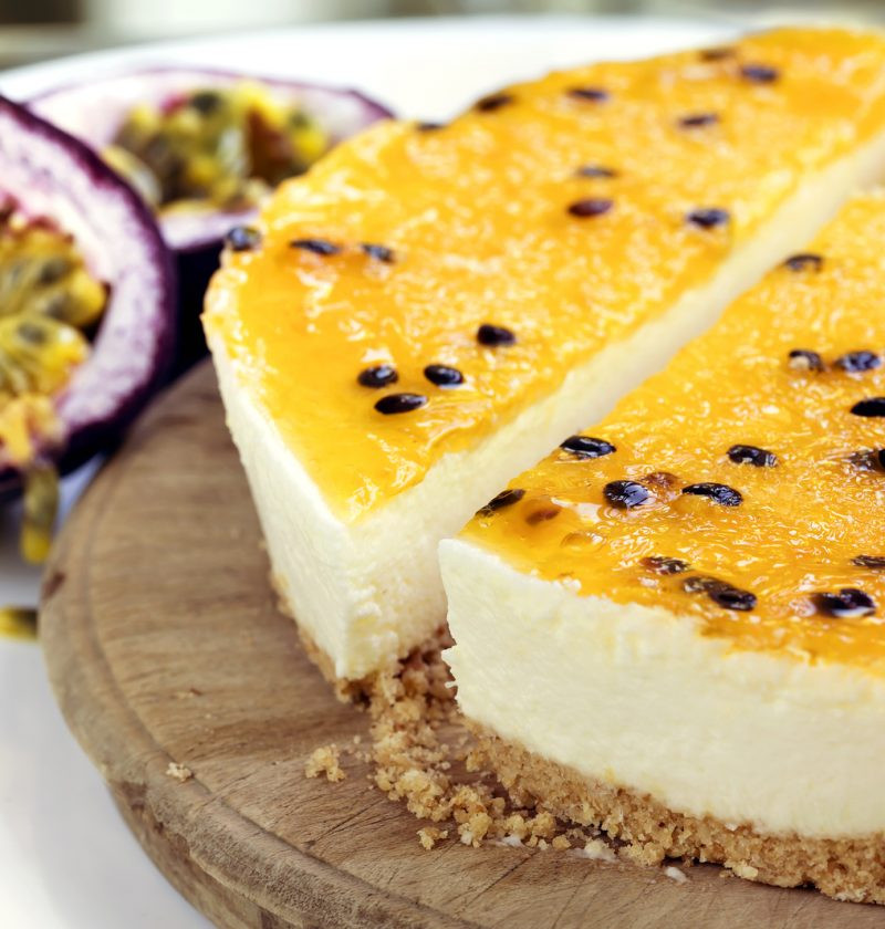 Passion Fruit Cheese Cake Fresh Recipe Perfect Passion Fruit Cheesecake Easy Food
