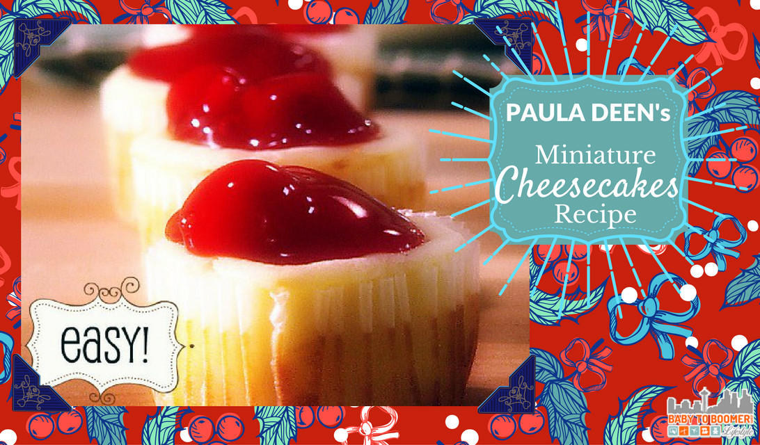 Paula Deen Mini Cheesecake Recipe Lovely Paula Deen S Easy Mini Cherry Cheesecakes Recipe