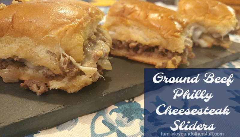 Philly Cheese Steak Sliders with Ground Beef Fresh Ground Beef Philly Cheesesteak Sliders
