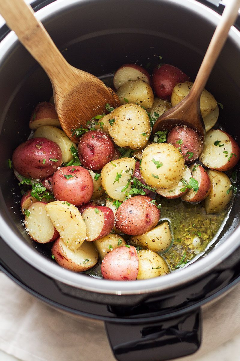Potato Instant Pot Fresh Instant Pot Potatoes with Garlic Brown butter — Eatwell101