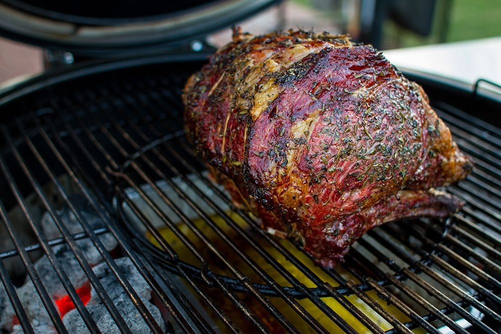 Prime Rib On Charcoal Grill Lovely Grilled Prime Rib Roast A Charcoal Grill