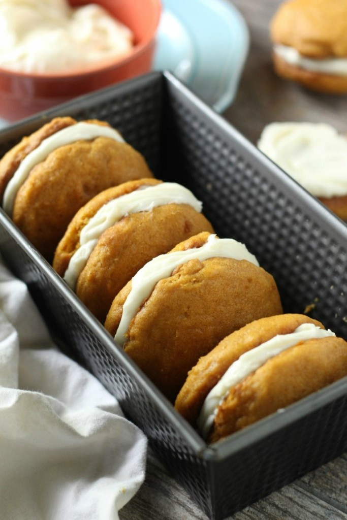 Pumpkin whoopie Pie with Cream Cheese Filling Luxury Cream Cheese Filled Pumpkin whoopie Pies Chocolate with