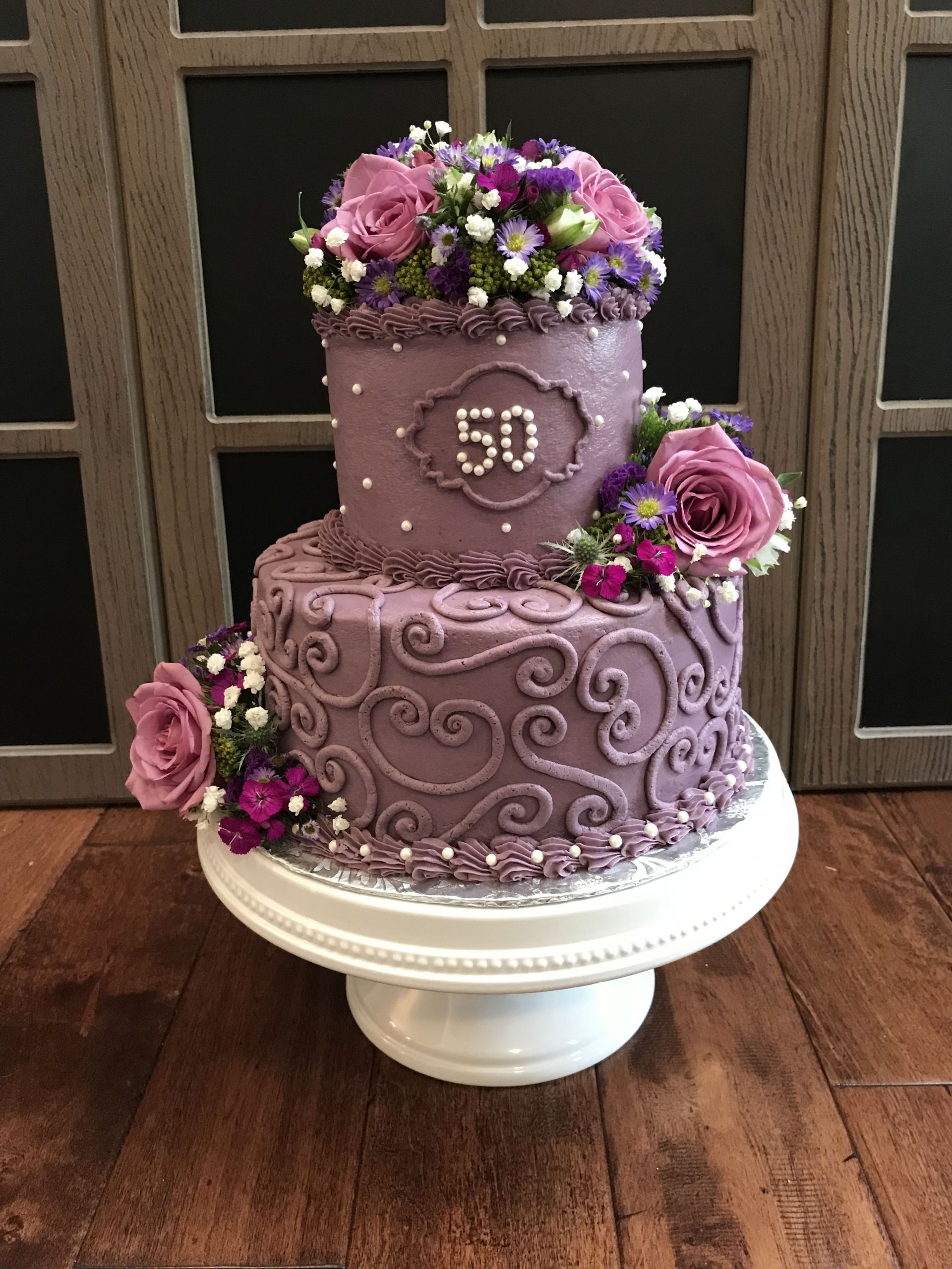 Purple Birthday Cake New Birthday Cake Designs Purple Purple Rosette Birthday