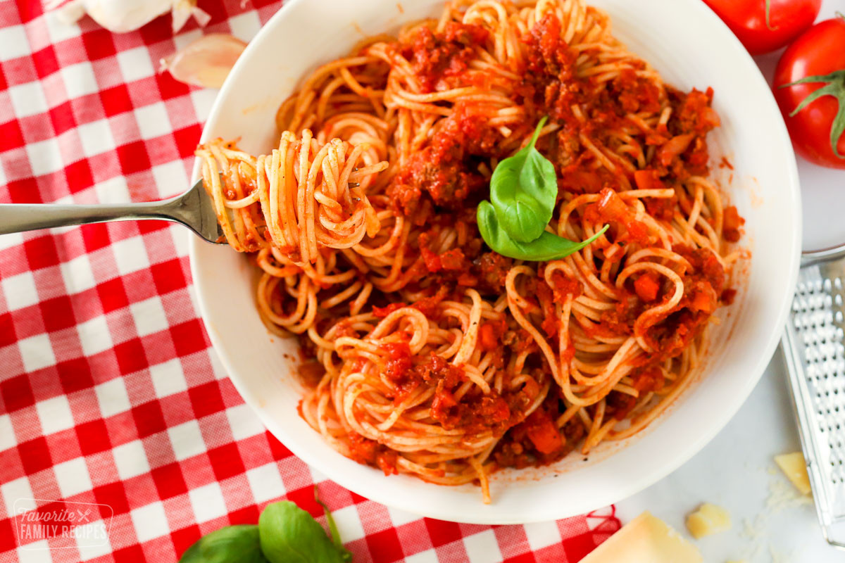 Real Italian Spaghetti New Nick S Authentic Italian Spaghetti Favorite Family Recipes