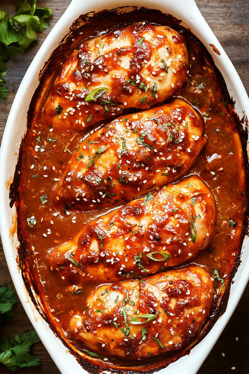 Recipes for Baking Boneless Chicken Breasts Lovely Baked Chicken Breasts with Sticky Honey Sriracha Sauce