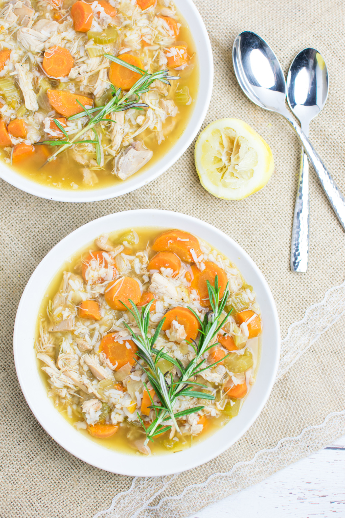 Rosemary Chicken soup Best Of Slow Cooker Lemon Rosemary Chicken soup Tabitha Talks Food