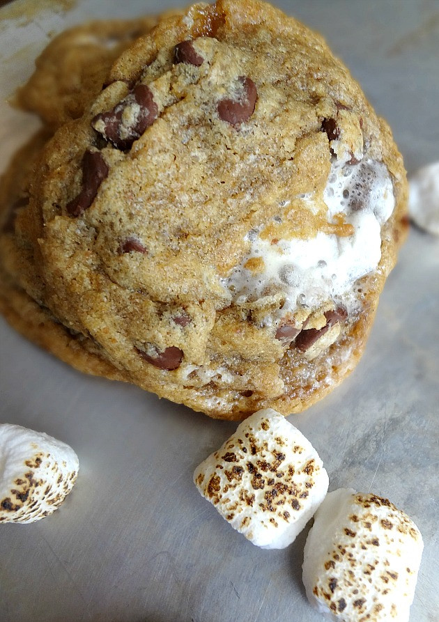S&amp;#039;mores Cookies with Graham Crackers Fresh the Cooking Actress Graham Cracker S Mores Cookies