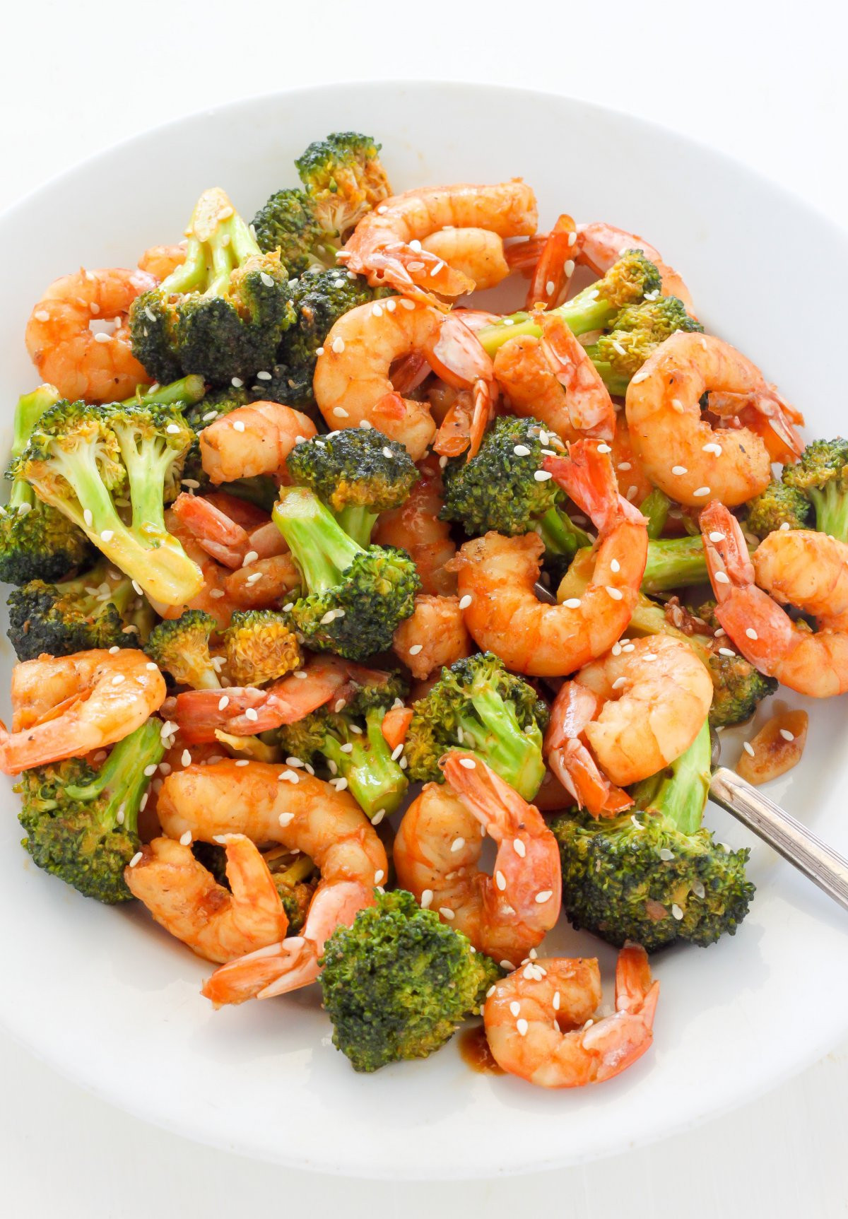 Shrimp and Broccoli Fresh 20 Minute Skinny Sriracha Shrimp and Broccoli Baker by