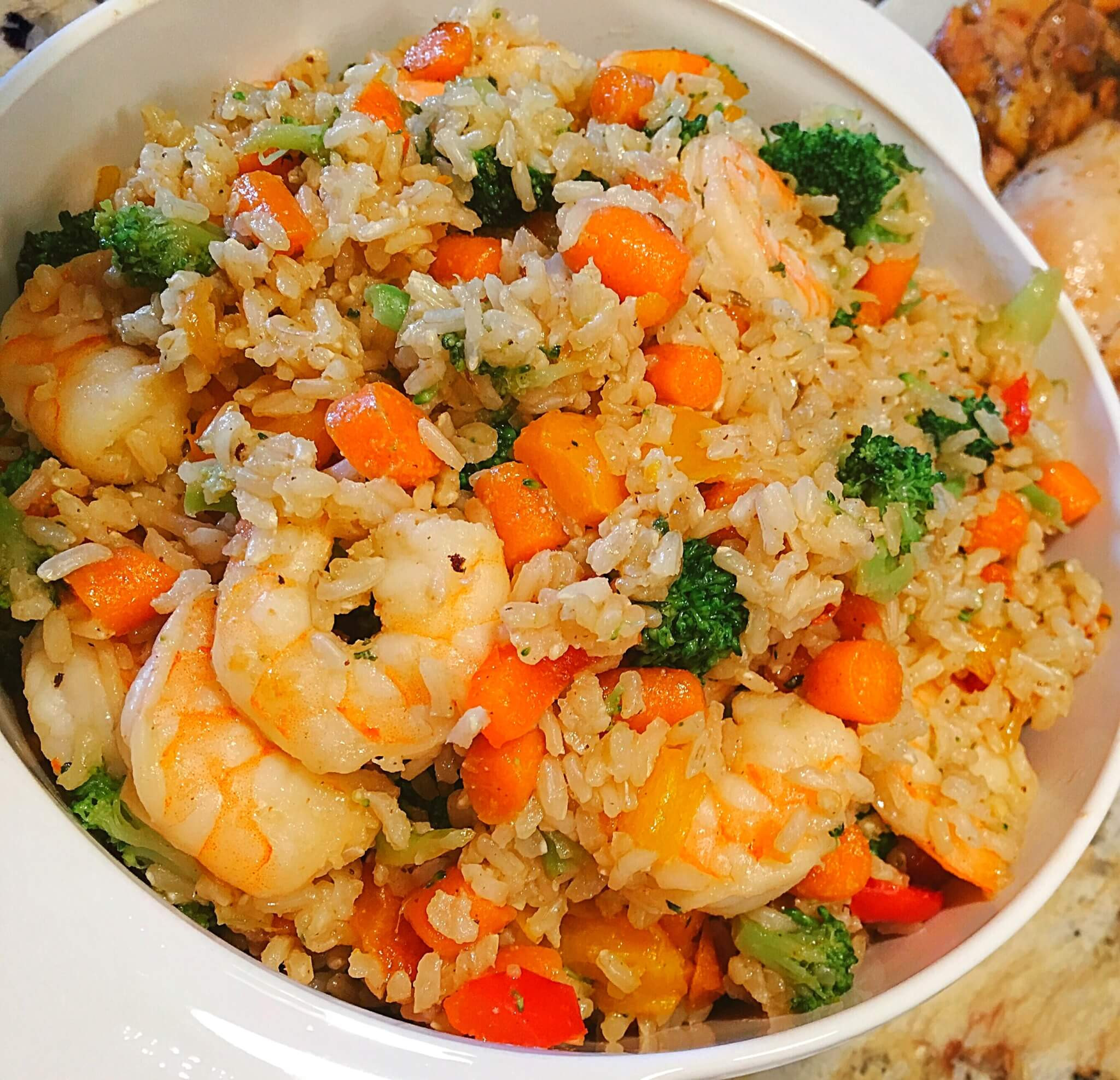 Shrimp Brown Rice Best Of Garlic Shrimp Fried Brown Rice with Ve Ables