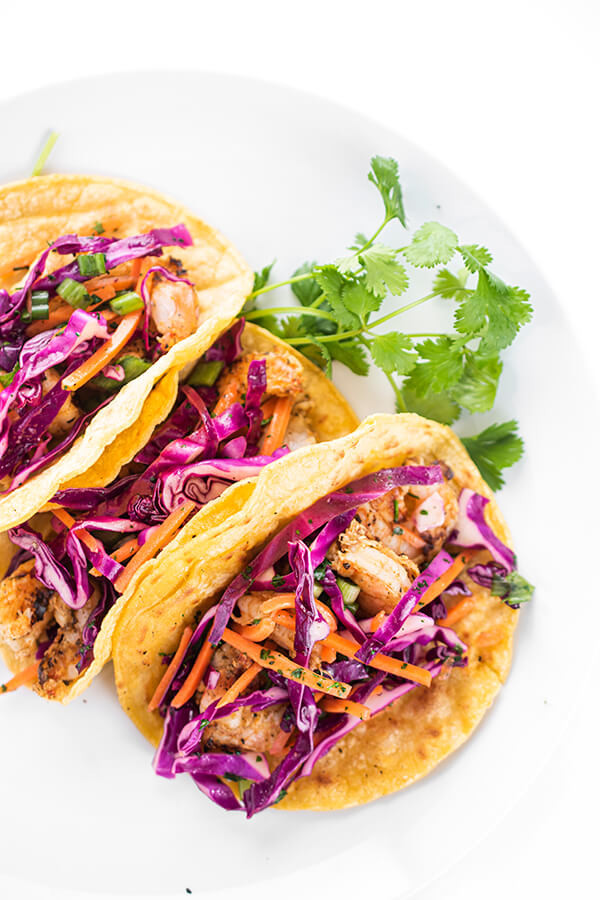 Shrimp Tacos with Cabbage Beautiful Grilled Shrimp Tacos with Cabbage Slaw the Lemon Bowl