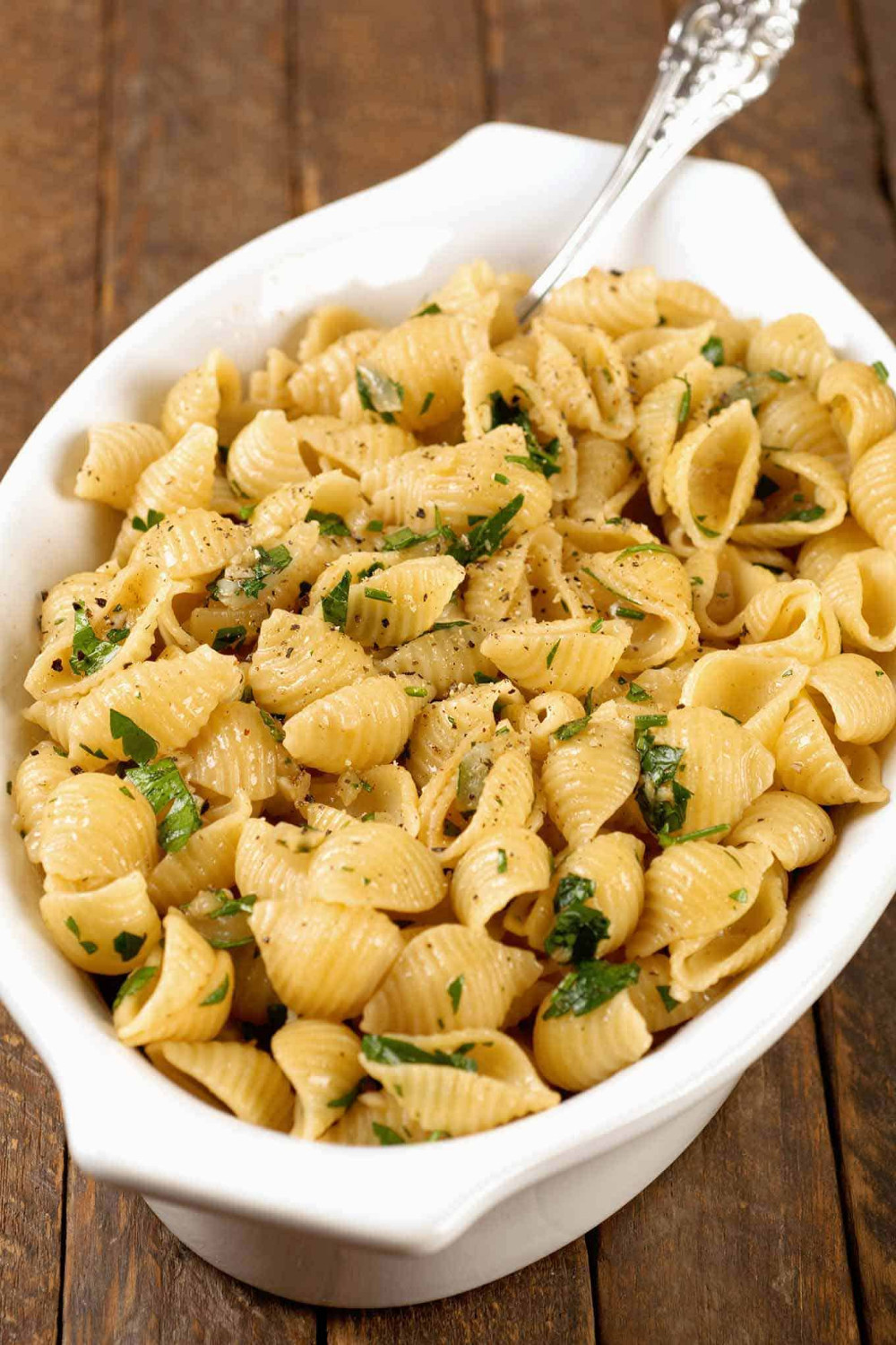 Side Dishes to Go with Pasta Elegant Garlic buttered Pasta Shells Recipe In 2020