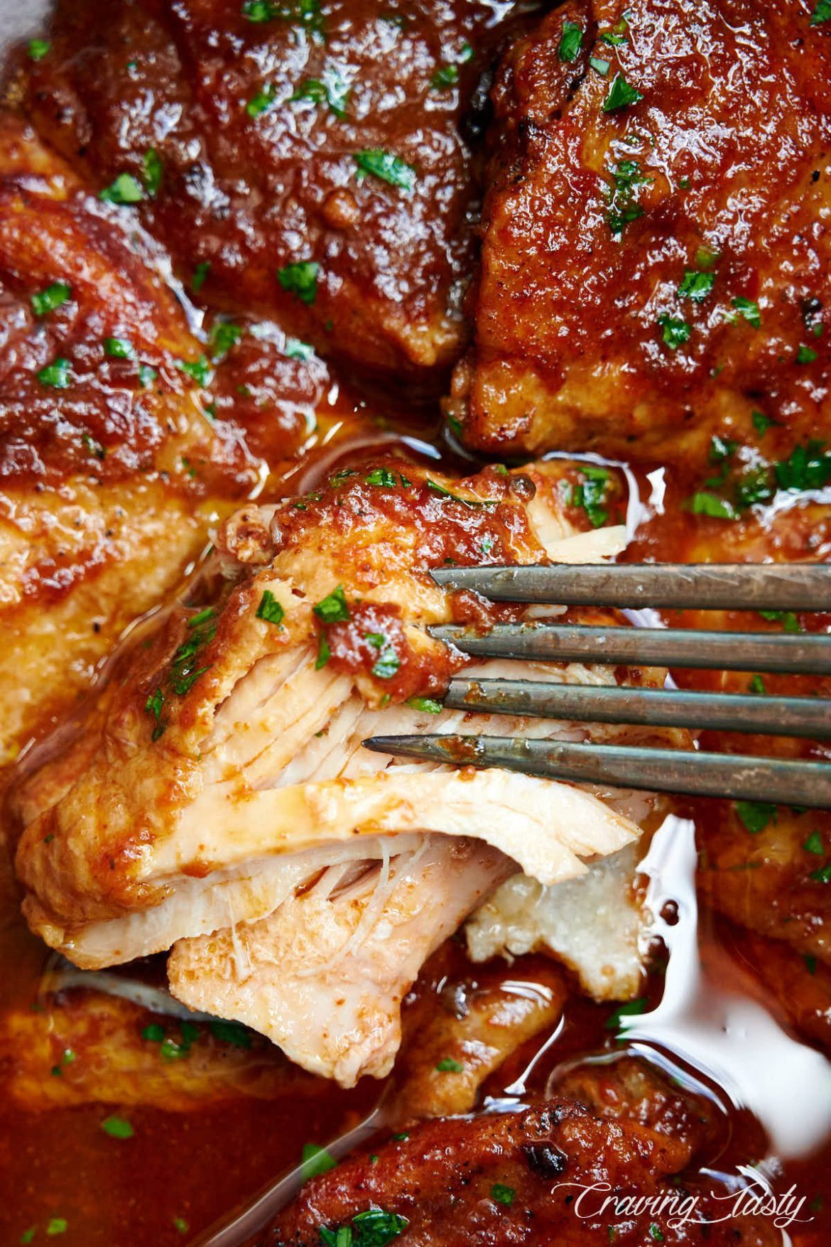 Slow Cooker Bbq Chicken Thighs Awesome Slow Cooker Bbq Chicken Thighs Craving Tasty