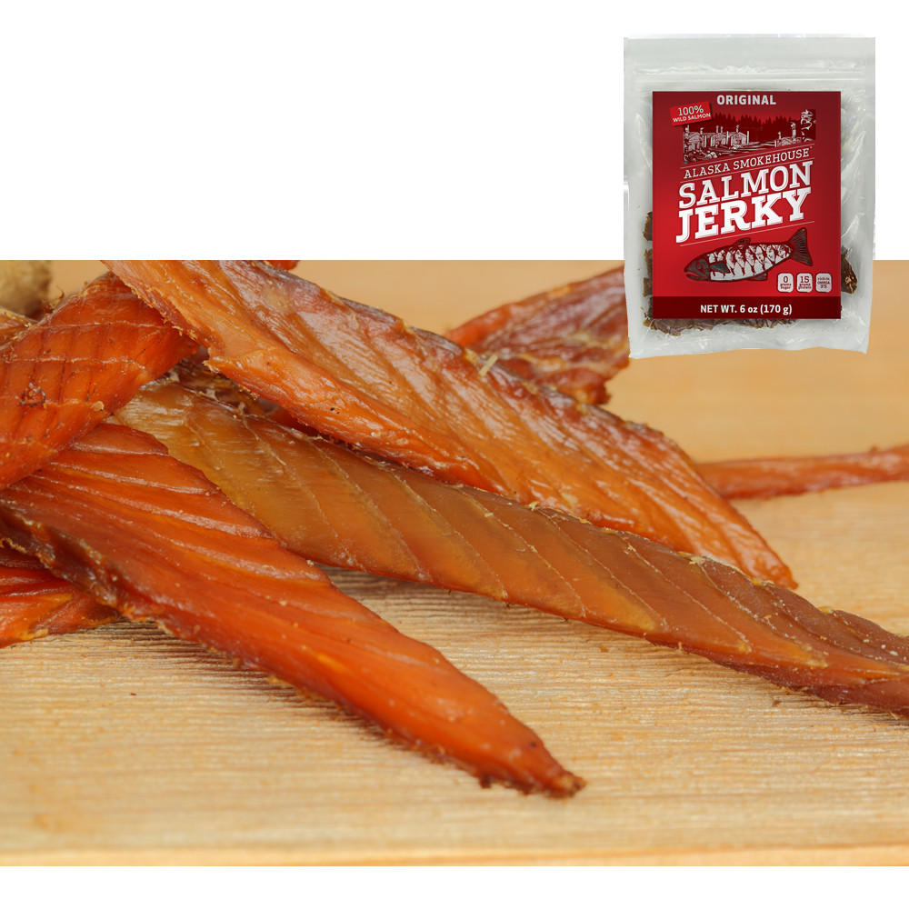 Smoked Salmon Jerky Inspirational 6 Oz original Smoked Salmon Jerky – World Wide Gourmet Foods