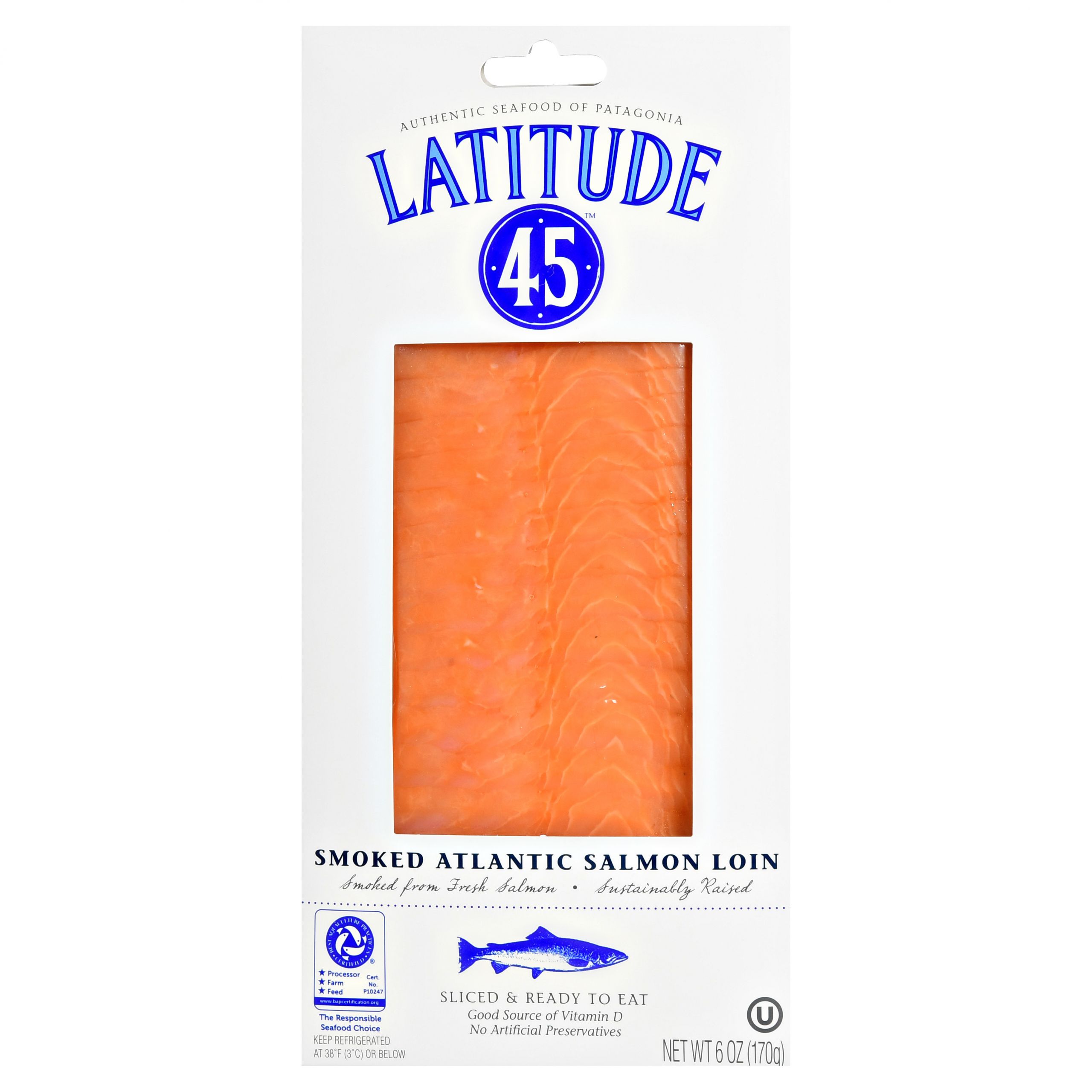 Smoked Salmon Walmart Inspirational Latitude 45 Smoked atlantic Salmon Loin 6 Oz Walmart