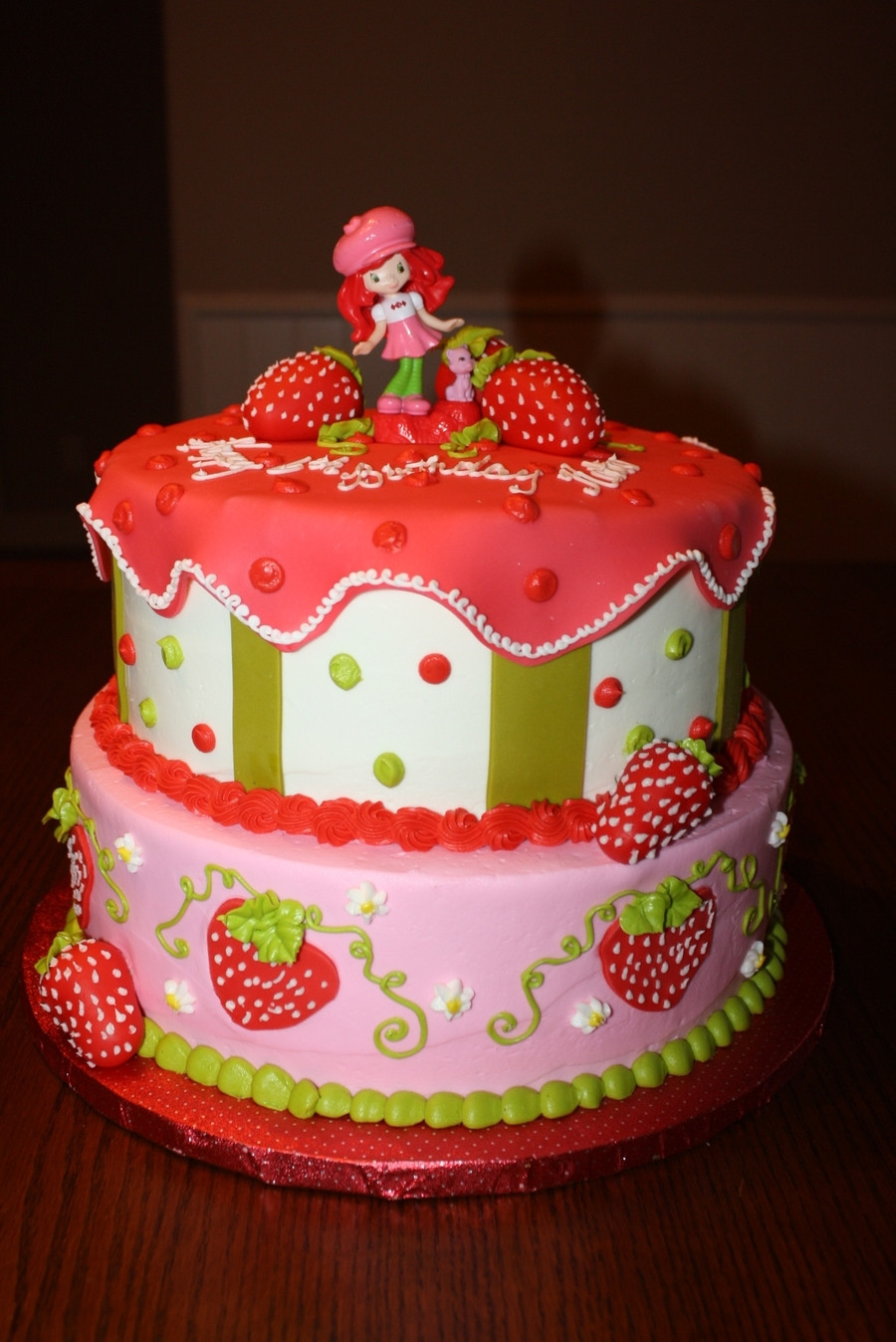 Strawberry Shortcake Birthday Cake Lovely Strawberry Shortcake Birthday Cake Cakecentral