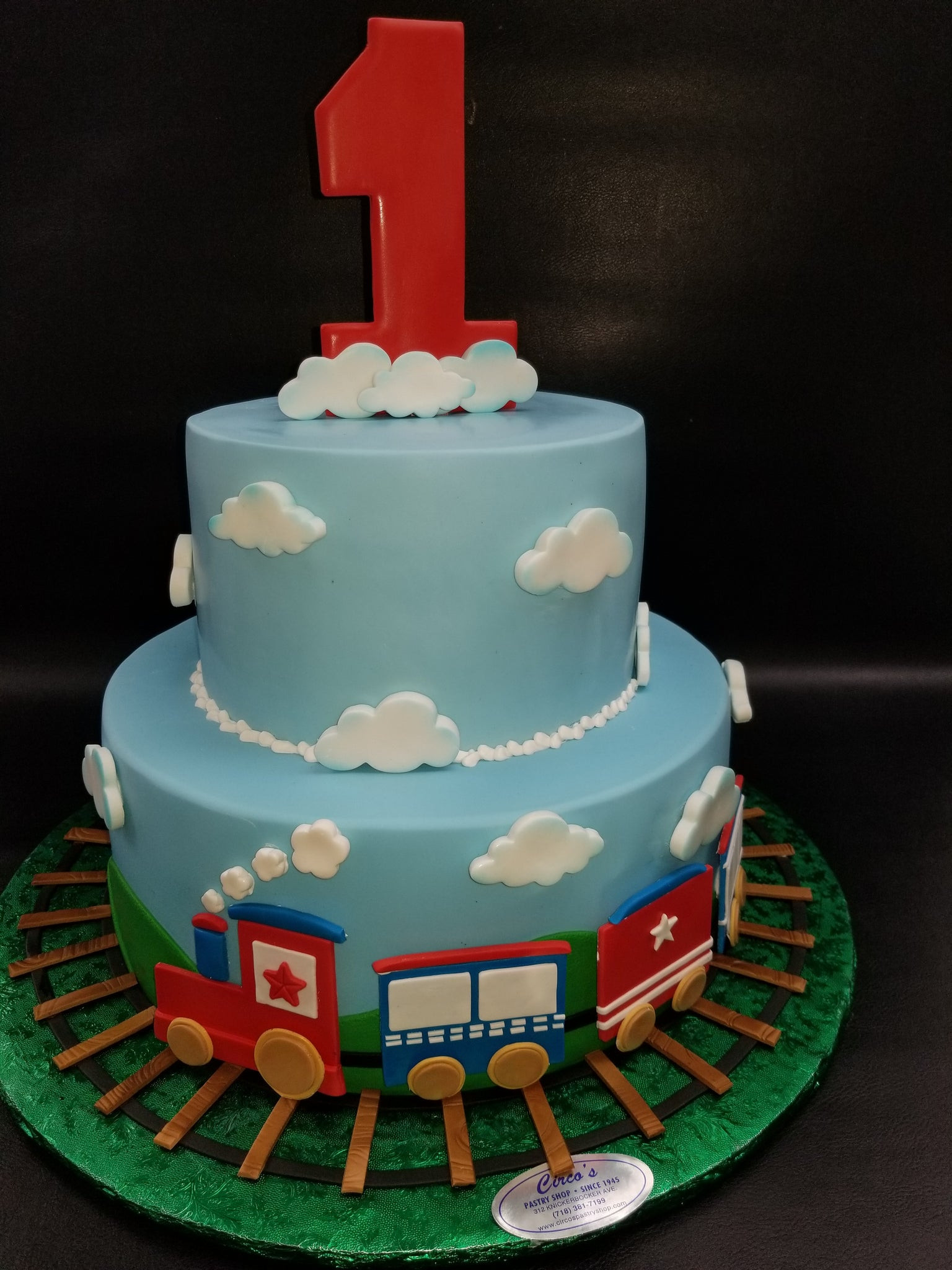 Train Birthday Cake Fresh 1st Birthday Train Cake B0837 – Circo S Pastry Shop