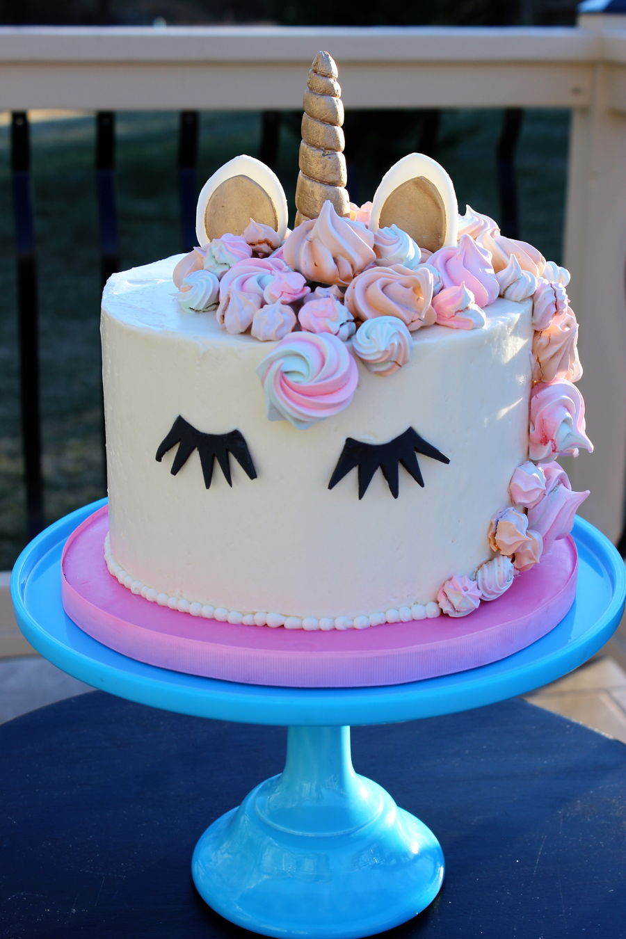 Unicorn Birthday Cake Elegant Unicorn Cake Cakecentral