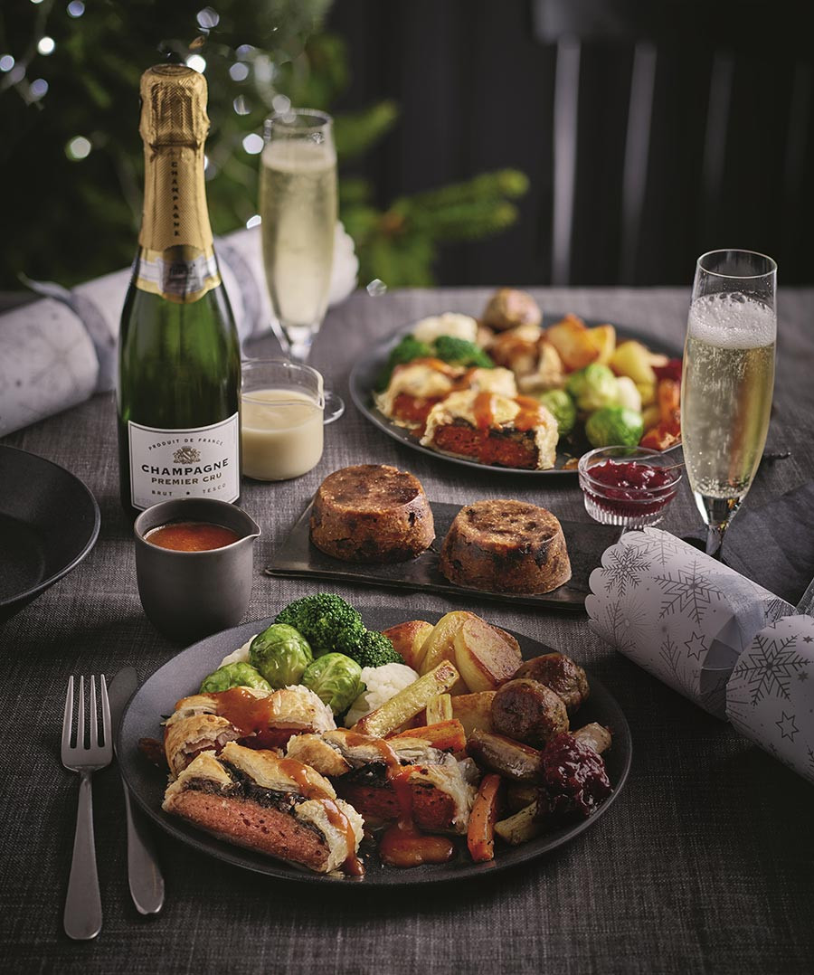 Vegan Dinner for Two New Tesco Launches Luxury Vegan Christmas Dinner for Two