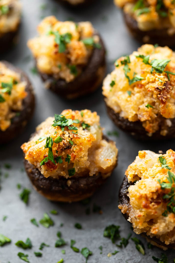 Vegetarian Stuffed Mushroom Recipe Inspirational Ve Arian Stuffed Mushrooms Easy Healthy Recipes