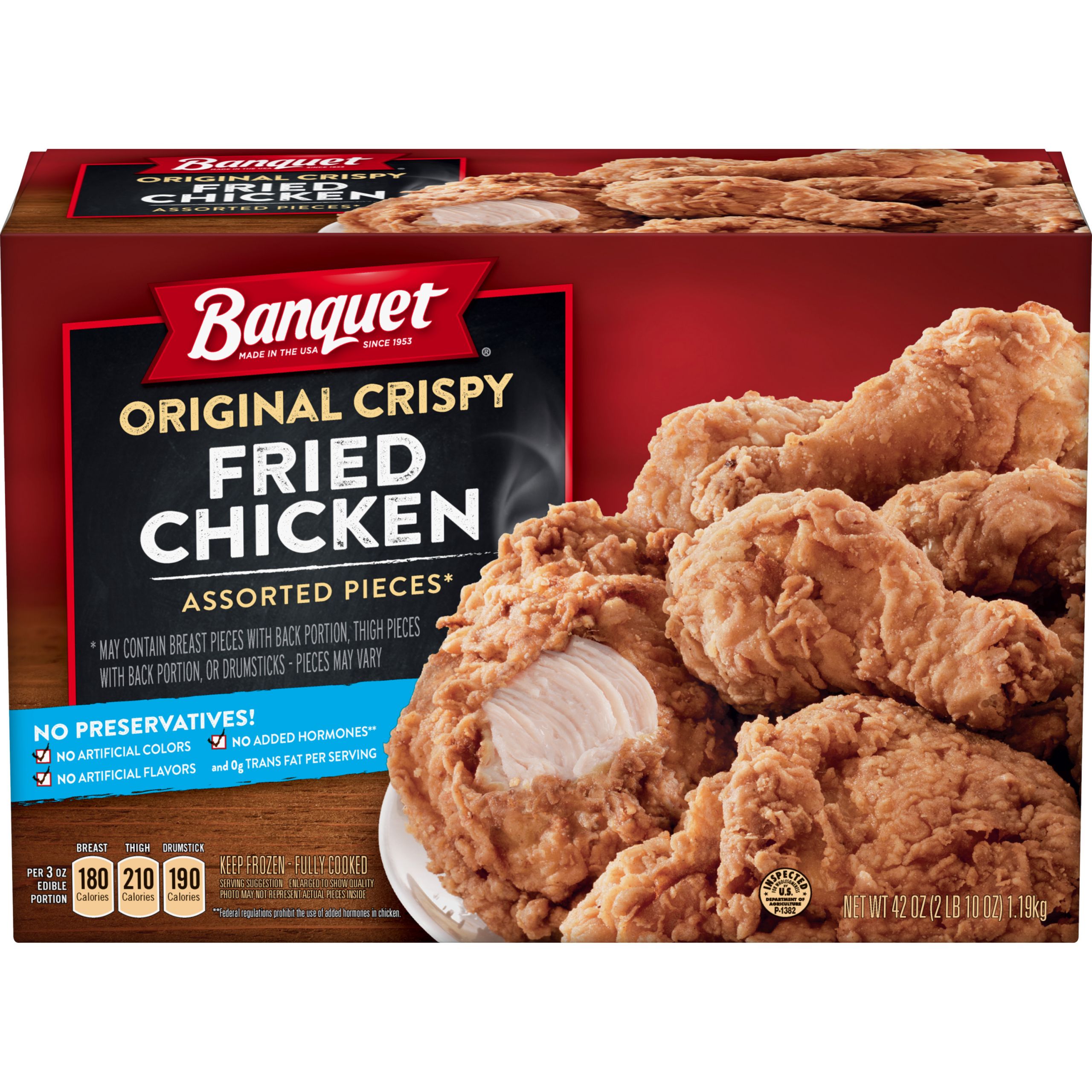 Walmart Fried Chicken Best Of Banquet Bone In original Crispy Fried Chicken 42 Oz