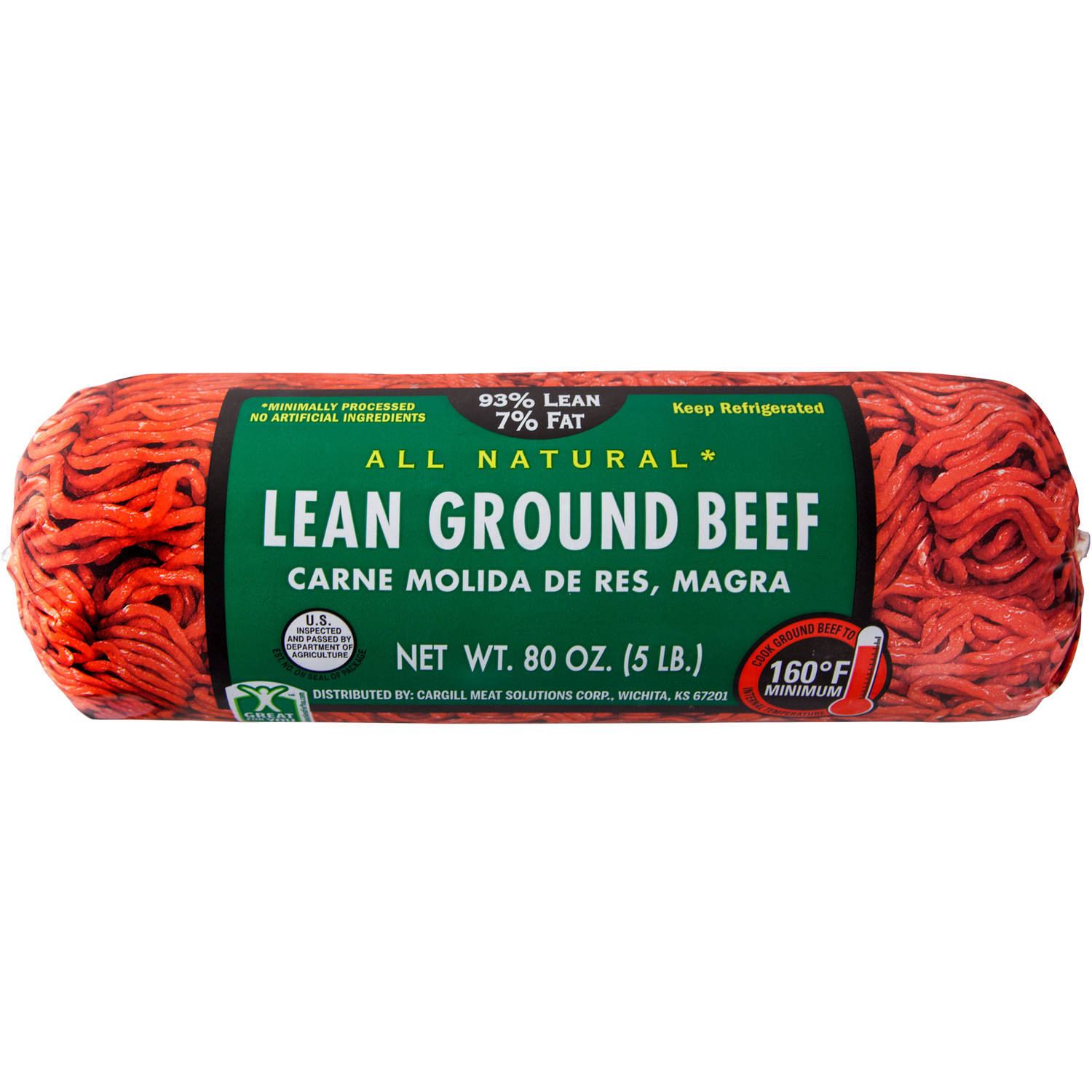 Walmart Ground Beef Prices Best Of Lean Fat Ground Beef Roll 5 Lb Walmart