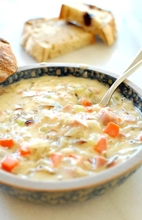 Wild Rice soup with Ham Awesome Creamy Ham Wild Rice soup