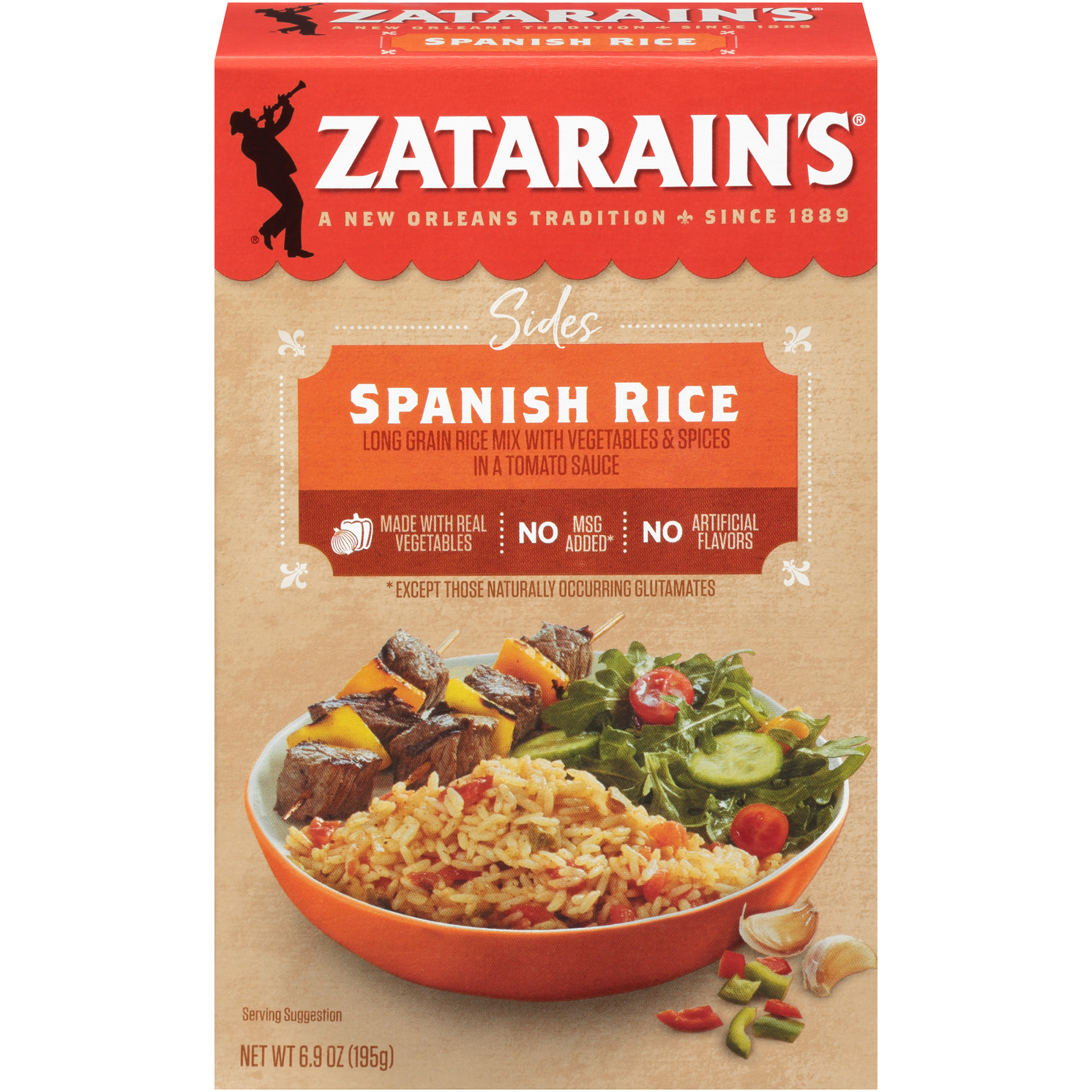 Zatarans Spanish Rice New Zatarain S Spanish Rice 6 9 Oz Walmart Walmart